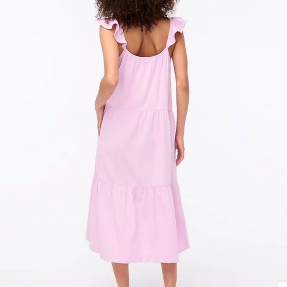 J. Crew Lavender Sleeveless Midi-Dress
